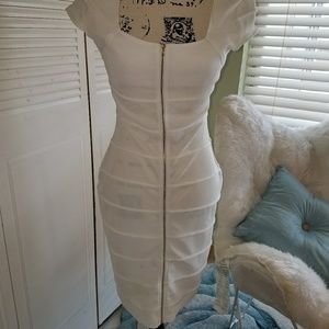 White w/Silver Zipper NWOT'S